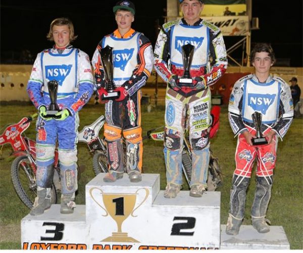 2014 NSW U16 250cc SPEEDWAY SOLO CHAMPION MATT GILMORE