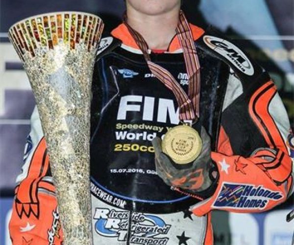 CONGRATULATIONS MATT GILMORE U16 250cc WORLD SPEEDWAY CHAMPION